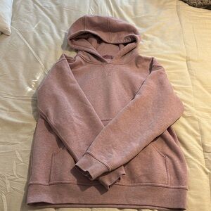 Lululemon all yours hoodie in heathered pink taupe